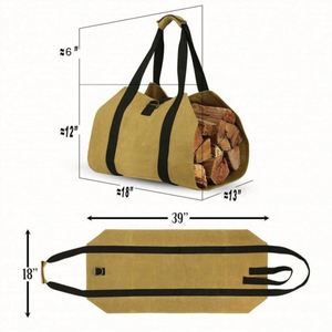 Sac de transport pour bois de chauffage, durable, imperméable, grande capacité, pour l'extérieur - Product Image 4