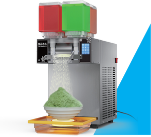 Machine à glace pilée commerciale quatre saveurs, haute productivité, état neuf, idéale pour la préparation de glace pilée aux fruits et de glace à l'eau. - Product Image 1