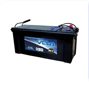 重型电池12V 120Ah汽车启动电池N120中国批发