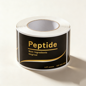 Flacone in Vinile Personalizzato con Peptide 3ml 5ml 10ml, Impermeabile, Resistente al Calore, Traspirante, ad Asciugatura Rapida, Forte Adesività, Resistente ai Graffi e ai Raggi UV - Product Image 5