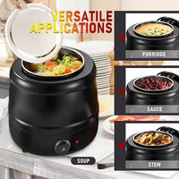 Bouilloire de soupe de cuisine de chauffage électrique de l'acier inoxydable 10L pour des fournitures d'hôtel et de restaurant de restaurants de restauration