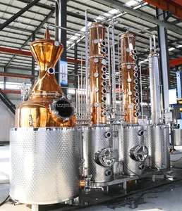 1000L Alcohol Vodka Distillery for Sale with Copper Distillation Column
