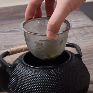 Bộ ấm trà cà phê bằng gang đen, thiết kế mới, dung tích lớn, dùng được ở nhà, du lịch và ngoài trời, kiểu Nhật Bản - Product Image 3