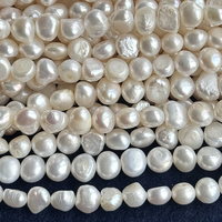 8-9mm Zhuji Gros Pépite Naturelle Baroque Perle D'eau Douce Brin