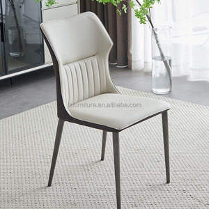 Sillas de Comedor de Cuero PU, Diseño Moderno y Lujoso, Patas de Metal, Duraderas, Ajustables, Extensibles, Color Personalizado, Muebles para el Hogar Love Zone - Product Image 5