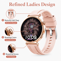 Reloj Inteligente con Llamadas, Monitor de Ritmo Cardíaco, Oxígeno en Sangre, Monitor de Sueño, Rastreador de Actividad Física, Esfera Redonda, Pantalla IPS, Calendario, para Mujeres y Hombres