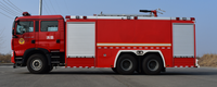 Camion-citerne à eau Sinotruk Howo de 18 tonnes ; Grand camion de pompiers de secours à double essieu arrière disponible sur commande