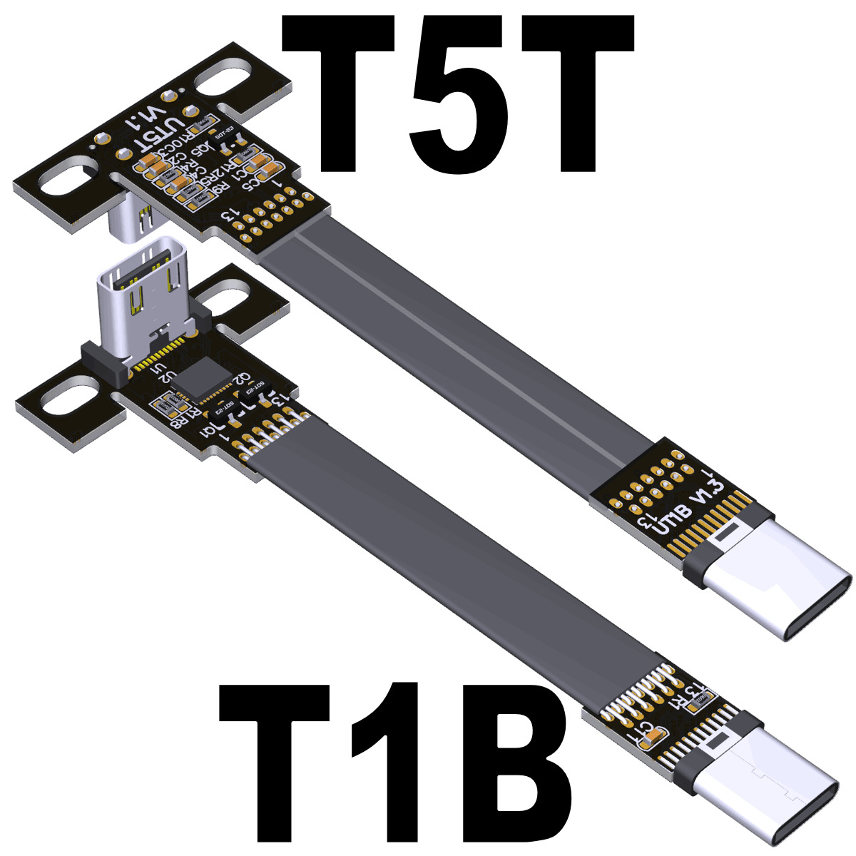 T1B-T5T, negro