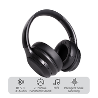 Auriculares Inalámbricos Bluetooth V5.3 con Sonido Panorámico Virtual 7.1, Auriculares para Juegos con Cable Tipo C de 3.5 mm