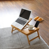 Plateau de lit multi-tâches pour ordinateur portable, plateau de télévision pliable, plateau de tablette pour smartphones, pour les devoirs, la lecture et l'étude