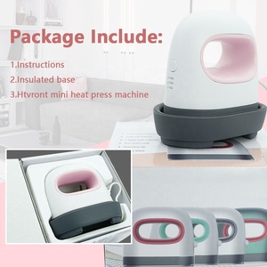 Venta caliente Mini máquina de prensa de calor fácil de operar máquina de sublimación eléctrica portátil de hierro de mano para <span class=keywords><strong>camisetas</strong></span> con logotipo - Product Image 6