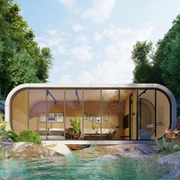 Cymdin 20ft & 40ft Luxe Préfabriqué Bureau Maison Conteneur Imperméable En Acier Sandwich Construction Apple Cabin Pod House Design
