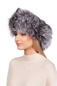 <span class=keywords><strong>หมวก</strong></span>ทรักเฟอร์ขนสุนัขจิ้งจอกสีเงินพร้อมที่ปิดหูมีขนเฟอร์สำหรับผู้หญิง<span class=keywords><strong>หมวก</strong></span>ฤดูหนาวกลางแจ้ง FN481-Adjustable - Product Image 4