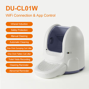 Auto Large Space Smart <span class=keywords><strong>Cat</strong></span> Katzen toilette <span class=keywords><strong>Easy</strong></span> <span class=keywords><strong>Clean</strong></span> Automatische Selbst reinigungs funktion - Product Image 4