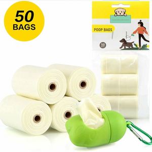 Custom Eco Friendly Biodegradable Cornstarch <b>Compostable</b> Dog Waste Poop <b>Bag</b> BPI Certified 15 Micron Thick Moderate Odor Control - Product Image 3