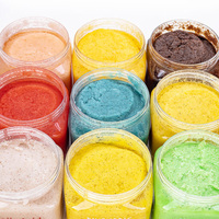 Scrub Badan Nanas Blueberry Alpukat dari Source Factory, Mengangkat Sel Kulit Mati, Antioksidan, Mencerahkan, Melembutkan Kulit