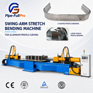 Stretch Bending Machine for Aluminum Profile Window Door <b>Frame</b> Forming Equipment with Double Arm Rotating System - Product Image 1