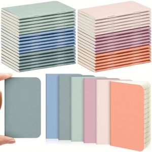 Lot de 60 mini-carnets de poche 2,5*4 pouces, 30 feuilles/60 pages, couverture colorée, blocs-notes pour enfants, petits carnets lignés pour enfants - Product Image 1