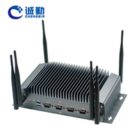 Intel Core i9 12e génération I9-12900H X86 Linux Mini PC sans ventilateur 3LAN 4COM 120Pin DDR4 Boîtier d'ordinateur industriel intégré