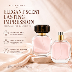 Perfume de Mujer Personalizado de Lujo, Eau de Parfum, Aroma Floral de Larga Duración, Marca Privada OEM, Fragancia en Spray, Botella de Vidrio Líquido - Product Image 2