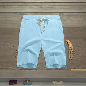 Shorts d'entraînement pour hommes les plus vendus, 100 % coton, respirants, en toile tricotée, pour usage décontracté, couleur unie, séchage rapide, promotion exceptionnelle - Product Image 3