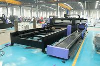 Machine de découpe laser à fibre CNC 3 axes haute précision 3015 pour tôles et tubes, avec contrôle Cypcut pour l'acier inoxydable, compatible AI/PLT