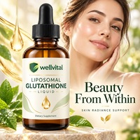 Fournisseur d'emballages personnalisés OEM en gros, usine de production, prêt à expédier, approvisionnement en vrac, stock disponible, glutathion liquide