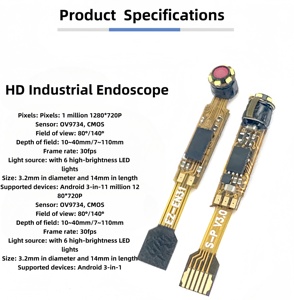 Nhà máy bán công nghiệp nội soi mô-đun 3.2 mét HD probe cho đường ống phát hiện USB Android Điện thoại tương thích máy ảnh mô-đun - Product Image 5