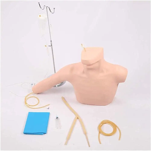 Simulador médico do treinamento para a educação Punção periférica Modelo venoso central do cateterismo da punção - Product Image 5