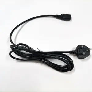 Factory Outlet 3 prong ac power cord cable 5a Power Cord with UK Plug to C7 uk power cord outdoor