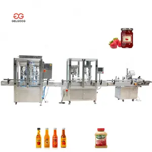 Máquina de llenado de mermelada de fruta de embalaje embotellado de pan de salsa de ensalada de alta velocidad multifuncional
