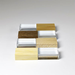 Wooden Usb Flash Drive Glass U Disk <strong>Memory</strong> <strong>Stick</strong> 4gb 8gb 16gb 32gb 64gb Wedding Gift Customized Logo <strong>Crystal</strong> Pen Drive - Product Image 1