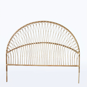Meilleur Prix Tête de Lit Réglable Faite à la Main en Bambou et Rotin, Tête de Lit Artisanale en Osier pour Chambre et Salon - Product Image 1