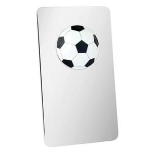Placa de Fútbol Metálica Brillante con Diseño Único para Exhibición - Product Image 1