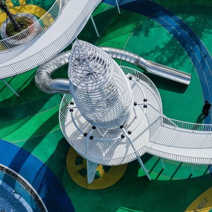 Grand équipement d'amusement extérieur toboggans en <span class=keywords><strong>acier</strong></span> inoxydable toboggan domestique grand équipement d'amusement extérieur toboggan de parc à thème - Product Image 4