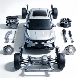 Piezas de Carrocería de Fábrica, Alerón Lateral, Guardabarros, Protector de Salpicaduras VIT, Nuevo, Calidad Original de Fábrica, Geely Coolray 2023 2024 2025 Binyue - Product Image 6