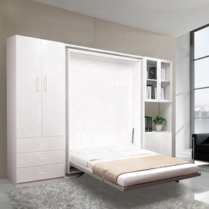 <span class=keywords><strong>Lit</strong></span> mural discret, multifonction, moderne et pliable, avec bibliothèque - Product Image 4