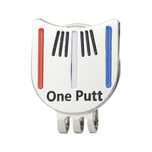 Marcador de Pelota de Golf Metálico con Imán y Clip para Gorra, Diseño One Putt, Acabado Niquelado - Product Image 5