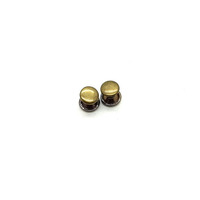 Boutons-pression décoratifs de haute qualité pour la confection de sacs, chaussures, sacs à main et jeans, en argent, noir et or, pour la décoration de vêtements en cuir.