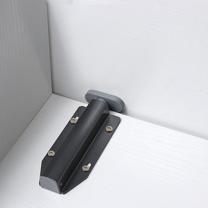 JINNATE Loquet de porte H035 à clipser, ressort automatique pour porte d'armoire, argent, bronze, noir, installation facile - Product Image 3