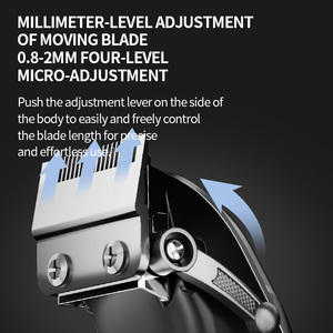 Tagliacapelli Cordless <span class=keywords><strong>da</strong></span> <span class=keywords><strong>Uomo</strong></span> con Lama in Acciaio Regolabile, Ricarica USB-C, Vari Tipi di Tosatrici - Product Image 4