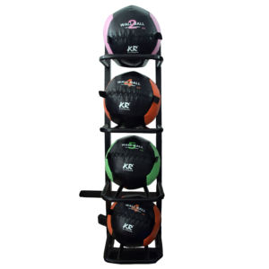 Balón Medicinal de PVC Multi-Peso Karon KR025 al por Mayor con Soporte de Almacenamiento para Ejercicios de Crossfit y Entrenamiento - Product Image 1