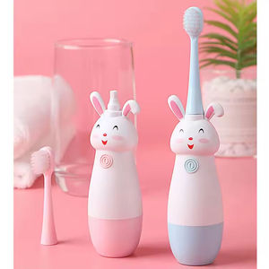 Cepillo de Dientes Eléctrico Recargable Sónico con Vibración, Suave para el Cabello, Impermeable IPX7, Divertido con Forma de Conejo, Cuidado Bucal Doméstico - Product Image 3