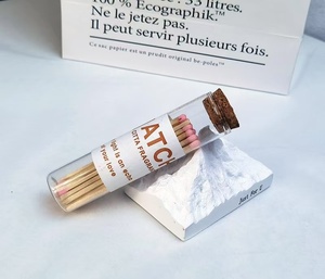 Fiammiferi Lunghi da 10cm Stile INS in Barattolo di Vetro Vintage, Fiammiferi Creativi per Aromaterapia - Product Image 5