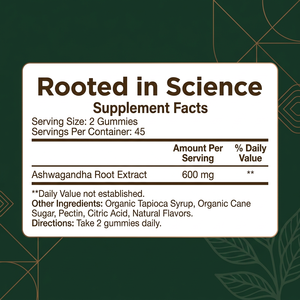 OEM ODM ashwagandha gummies มีสารสกัดจากราก ashwagandha สนับสนุนการเสริมอารมณ์โฟกัส - Product Image 2