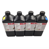 Encre UV 1L pour imprimantes Ricoh Gen5/Gen6 et Konica - Compatible impression flexo, faible odeur, écologique pour verre/métal/acrylique/cuir