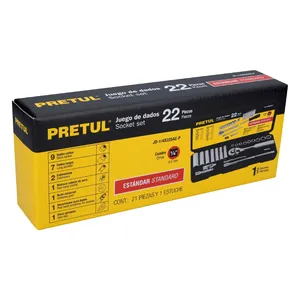 Set di utensili meccanico Master da 12 pezzi, 1/4 da 22 pezzi "Std, Pretul - Product Image 3