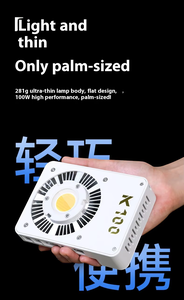 Photographie éclairage continue100w lumière vidéo de poche COB lumière douce constante poche Led rvb Photo lumière de remplissage - Product Image 3