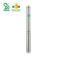 Frog Frog — pompe électrique submersible de petit diamètre, 3 phases, 1kw, 2 hp de diamètre, petite pompe à eau, fontaine, vis de puits