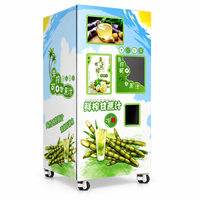 Machine à jus de canne à sucre entièrement automatique Micron, machine distributrice de jus de canne à sucre frais